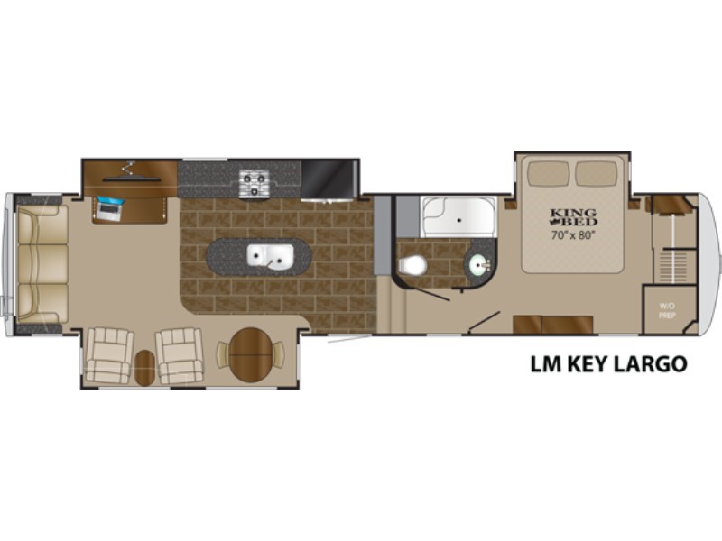 2014 Heartland Landmark KEY LARGO Floorplan