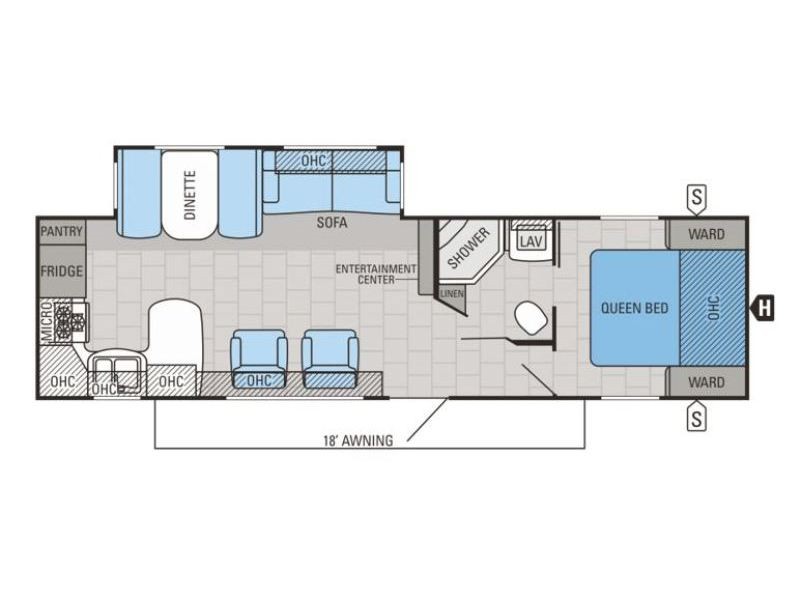 2015 Jayco Jay Flight 29RKS Floorplan