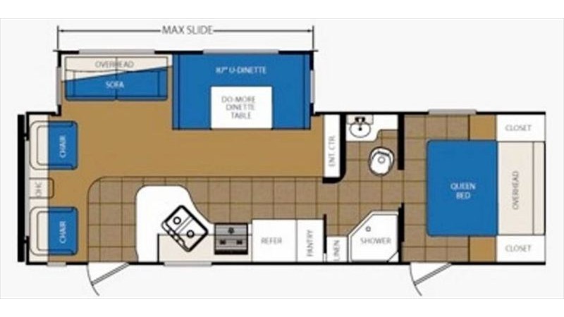 2012 Prime Time Avenger 27RLS Floorplan