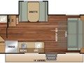 2018 Starcraft Launch Outfitter 19MBS Floorplan