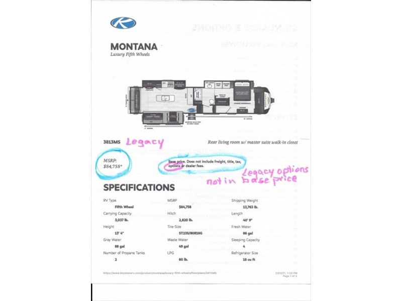 2020 Keystone Montana 3813MS - 039