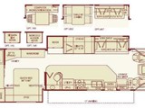 2005 Fleetwood Bounder 35E Floorplan