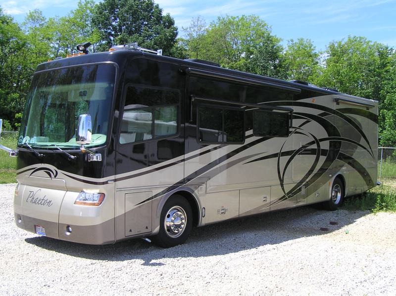 2007 Tiffin Phaeton 40QDH, PHOTOS, Details, Brochure with Floorplan