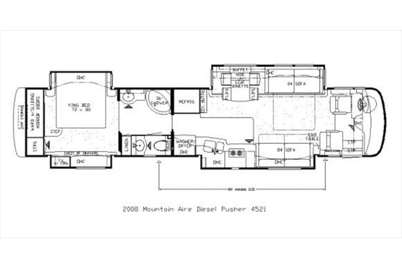 2008 Newmar Mountain Aire 4521 - 008