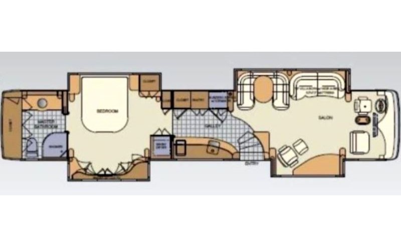 2005 Newell 2000i Floorplan