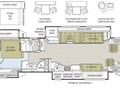 2010 Tiffin Phaeton 40QTH Floorplan