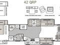 2007 Tiffin Allegro Bus 42QRP Floorplan