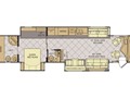 2012 Fleetwood Discovery 42M Floorplan