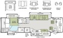 2011 Tiffin Phaeton 36QSH Floorplan