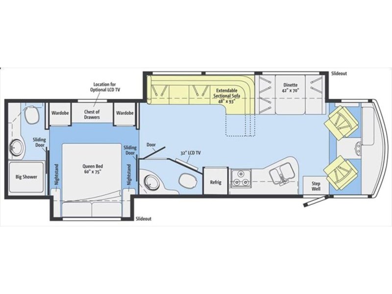 2011 Winnebago Vista 35F Floorplan