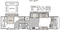 2007 Tiffin Allegro Bus 40QDP Floorplan
