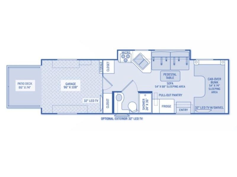 2016 Thor Outlaw 29H Toy Hauler - 005