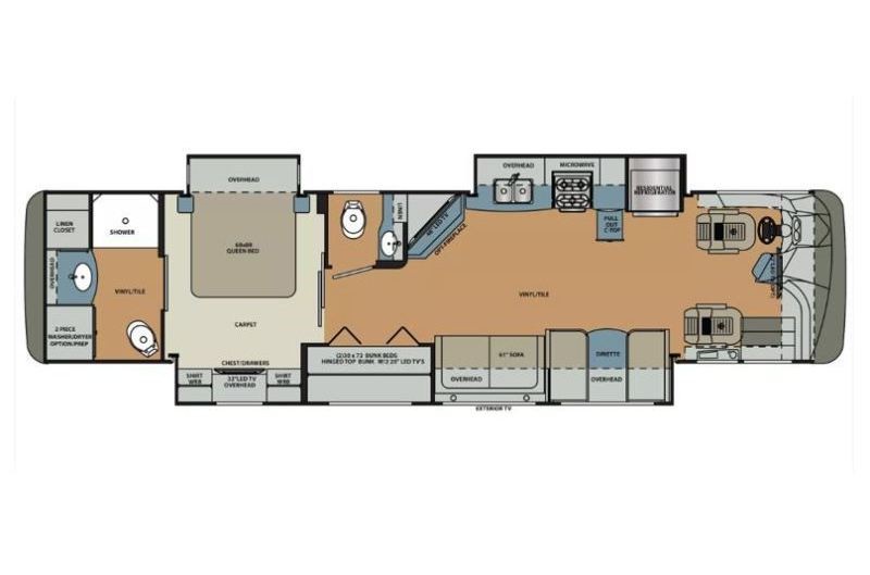 2017 Forest River Berkshire 38A - 016