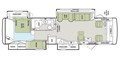 2014 Tiffin Allegro Open Road 35QBA Floor Plan