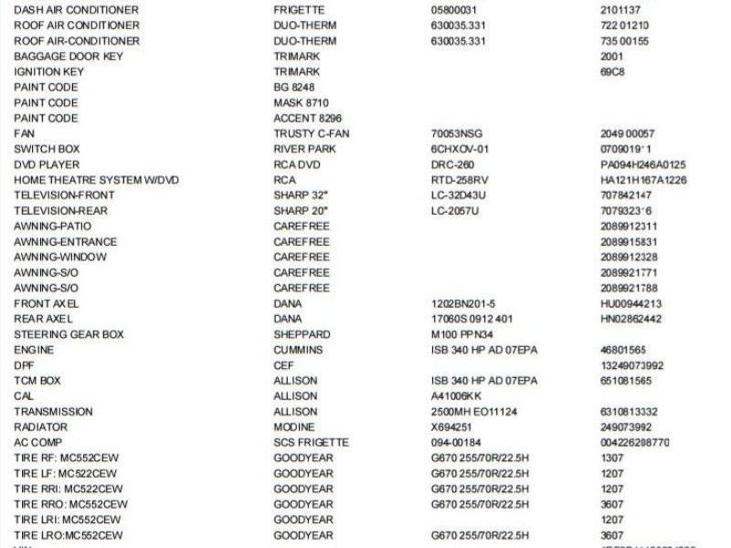 2008 Monaco Cayman XL 37PDQ, PHOTOS, Details, Brochure, Floorplan