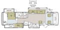 2009 Tiffin Allegro 35QBA Floorplan