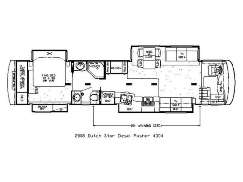 2008 Newmar Dutch Star 4304 - 007