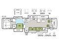 2013 Tiffin Phaeton 42 LH Floorplan