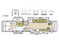 2011 Tiffin Allegro Bus 43QGP Floorplan