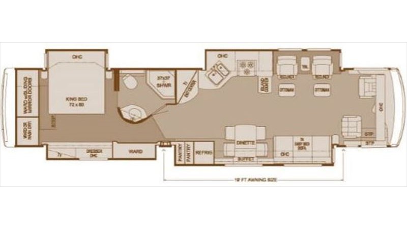 2009 Newmar Dutch Star 4386 Floorplan