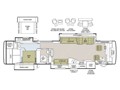 2008 Tiffin Allegro Bus 40QRP Floorplan
