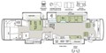 2014 Tiffin Phaeton 40QBH Floorplan