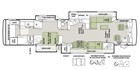 2013 Tiffin Allegro Bus 45LP Floor Plan