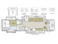 2010 Tiffin Phaeton 40QTH Floorplan