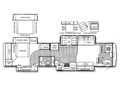 2005 Tiffin Allegro Bus 40QDP Floorplan