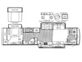 2005 Tiffin Allegro Bus 40TSP Floorplan