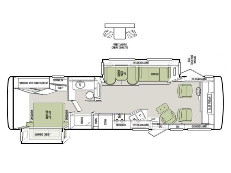 2012 Tiffin Allegro 32CA Floorplan