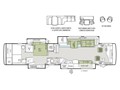 2011 Tiffin Zephyr 45QBZ Floorplan
