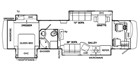 2009 Safari Cheetah 40SKQ Floorplan