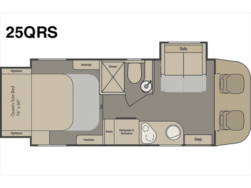 2015 Renegade Villagio 25QRS Floorplan