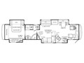 2011 Monaco Diplomat 43PKQ Floorplan