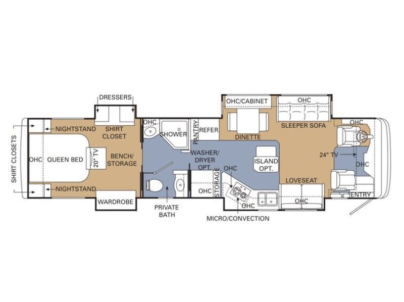 2006 Beaver Monterey 40 Montclair IV Floorplan