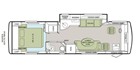 2011 Tiffin Allegro Breeze 28BR Floor Plan
