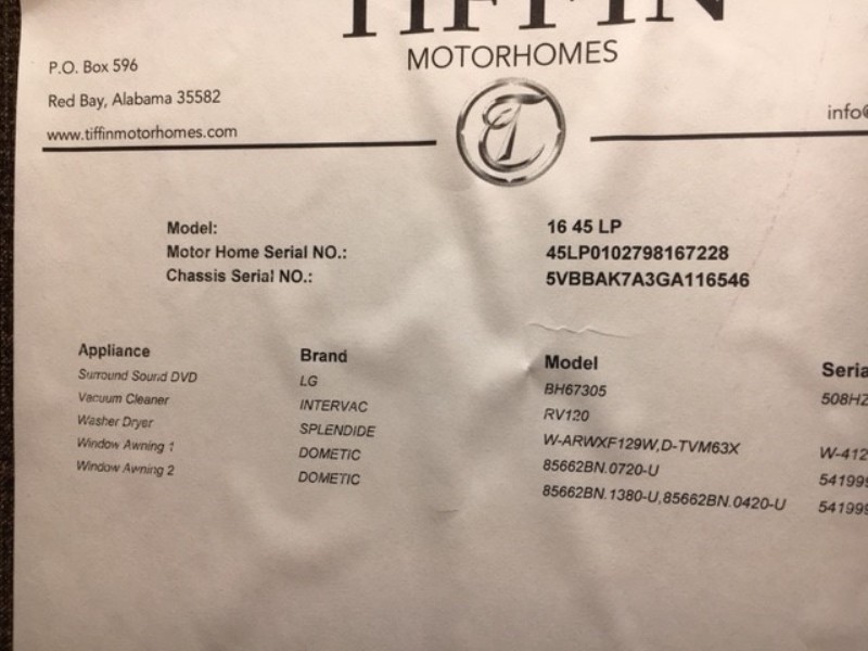 2016 Tiffin Allegro Bus 45LP - 042