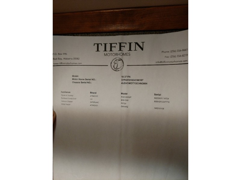 2016 Tiffin Allegro RED 37PA - 015