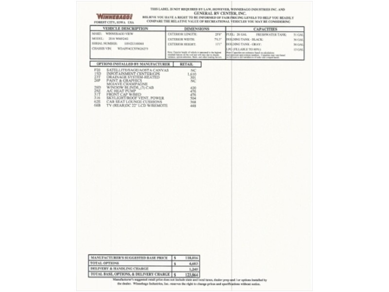 2016 Winnebago View 24G - 052