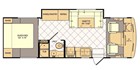 2016 Fleetwood Storm 28MS Floorplan
