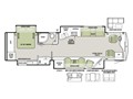 2017 Tiffin Phaeton 36GH Floorplan