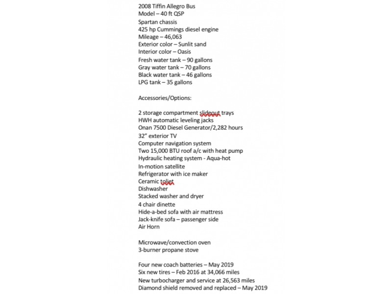 2008 Tiffin Allegro Bus 40QSP - 039