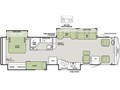 2011 Tiffin Allegro Open Road 35QBA Floorplan