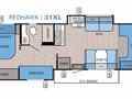 2017 Jayco Redhawk 31XL Floorplan