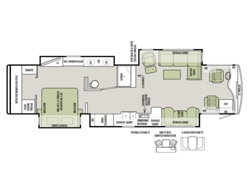 2015 Tiffin Phaeton 40AH Floorplan