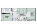 2018 Thor Freedom Elite 23H Floorplan