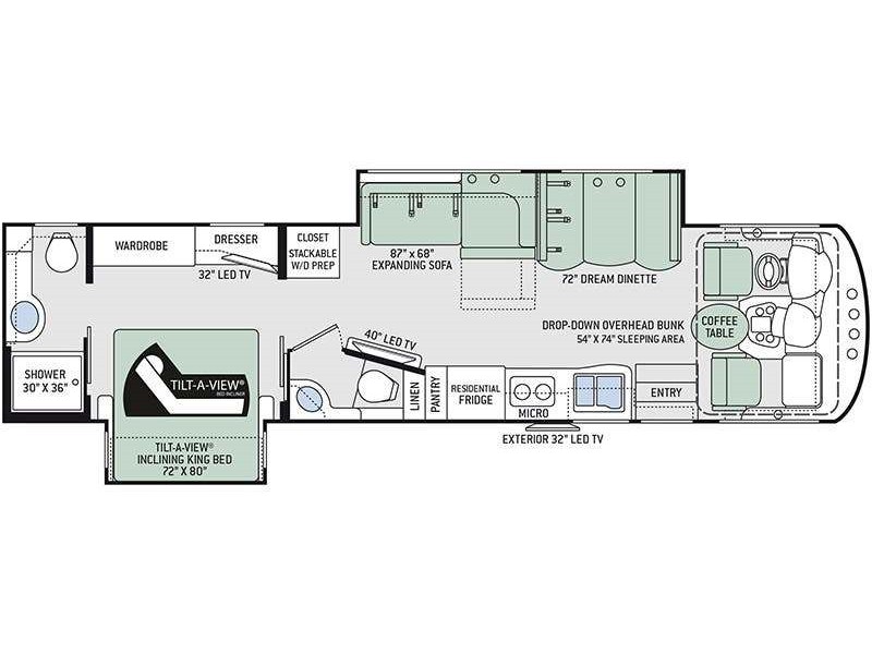 2018 Thor Miramar 35.3 Floorplan