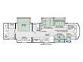 2017 Thor Aria 3901 Floorplan