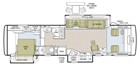 2008 Tiffin Allegro Bay 35TSB Floorplan